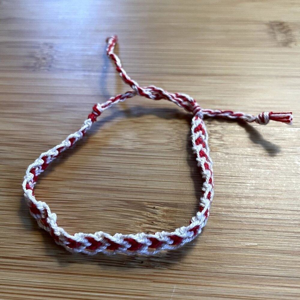 Royalty Woven Bracelet anklet trendy comfortable tie embroidery thread woven gif